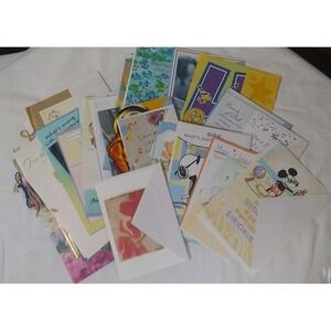 Greeting Cards Lot Of 26 Assorted Occasions Sizes Brands With Envelopes